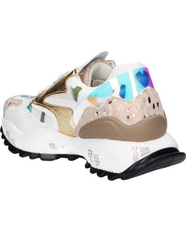 Zapatillas deporte EXE  de Mujer D190608-17  PU WHITE BEIGE