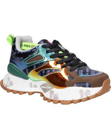 Zapatillas deporte EXE  de Mujer D190608-5  TEXTIL BLUE GREEN