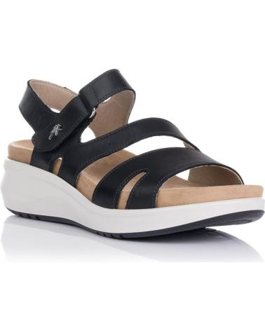 Woman Sandals FLUCHOS SANDALIAS PLANAS F1478 NEGRO