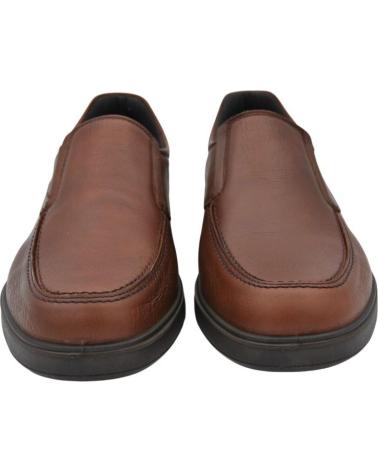 MOCASSINO LUISETTI GRECO 37700NA MARRONE IN PELLE CON SOLETTE ESTRAIBILI CONAC