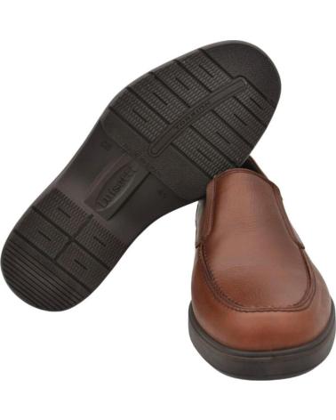 MOCASSINO LUISETTI GRECO 37700NA MARRONE IN PELLE CON SOLETTE ESTRAIBILI CONAC
