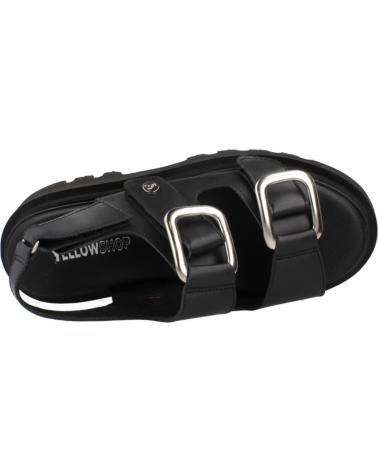 Woman Sandals YELLOW SANDALIAS MUJER MODELO JESS COLOR  NEGRO