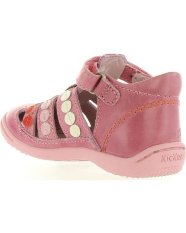 Sandales pour Fille KICKERS 469680-10 GIFT 133 ROSE CORAIL