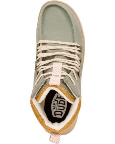 Stivaletti HEY DUDE  per Donna WENDY PEAK APRES COAT TWILL  KAKI