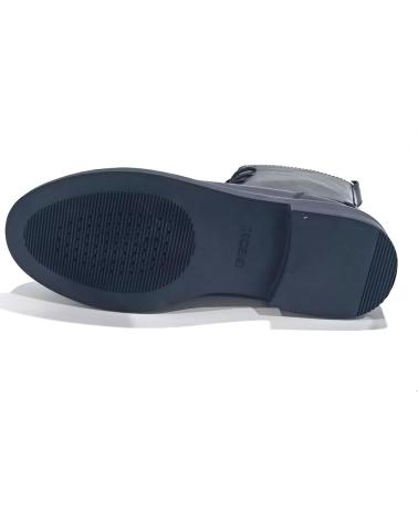 Botins GEOX  de Mulher BOTA MILITAR DE PIEL CON SUELA DE GOMA TRANSPIRABLE  NEGRO