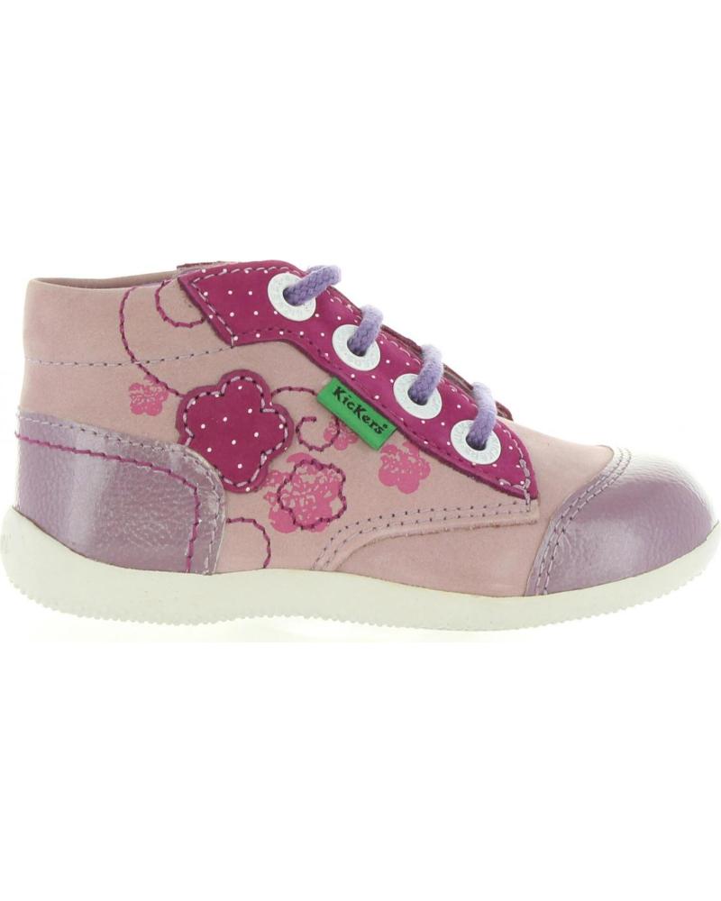 Botines de Niña KICKERS 474570-10 BIBOUNOW 141 VIOLET CLAIR