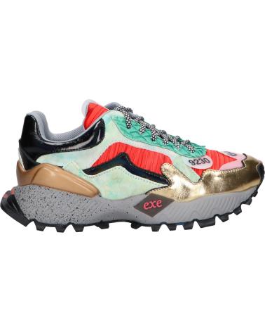 Sapatilhas EXE  de Mulher 134-28M  LEATHER GOLD RED
