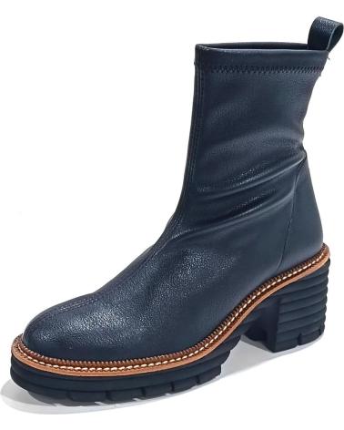 Botines WEEKEND BY PEDRO MIRALLES  de Mujer BOTIN CASUAL DE LICRA ELASTICA CON TACON DE GOMA  NEGRO