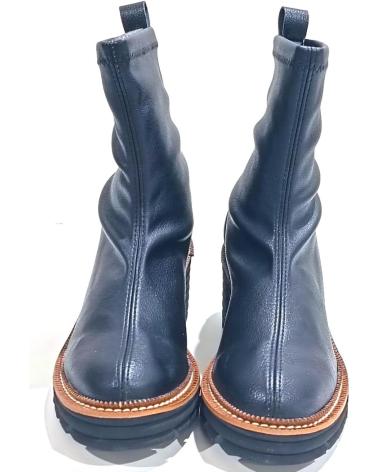 Botines WEEKEND BY PEDRO MIRALLES  de Mujer BOTIN CASUAL DE LICRA ELASTICA CON TACON DE GOMA  NEGRO