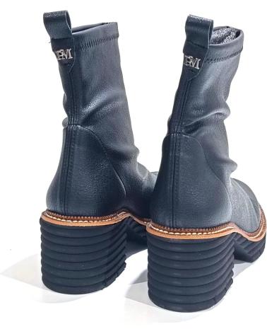 Botines WEEKEND BY PEDRO MIRALLES  de Mujer BOTIN CASUAL DE LICRA ELASTICA CON TACON DE GOMA  NEGRO