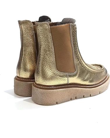 Botines WEEKEND BY PEDRO MIRALLES  de Mujer BOTIN CASUAL DE PIEL CON CUNA DE GOMA  PLATINO