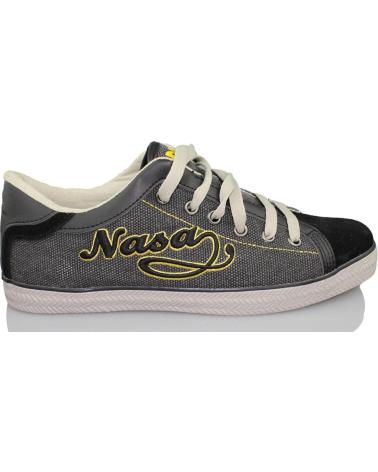 girl and boy Trainers NASA WASHED  NEGRO