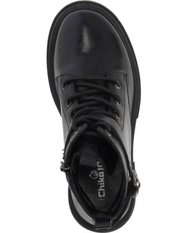 Stiefel CHIKA10  für Mädchen ZAKIA 11  NEGRO-BLACK