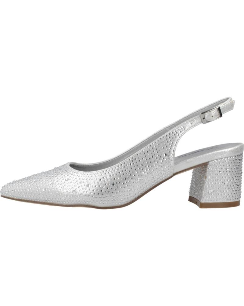 Sandales MENBUR  pour Femme SALONES MUJER MODELO 25208M COLOR PLATA  SILVER