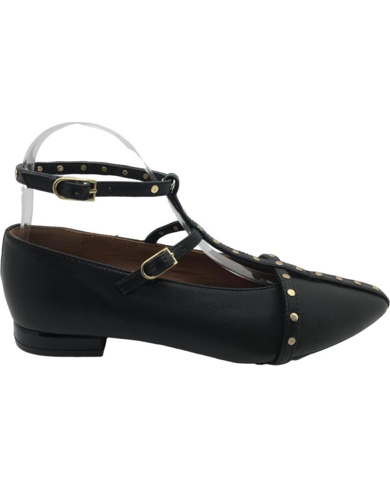 GIOSEPPO BAILARINAS MUJER PIEL TACHUELAS 73839 NEGRO