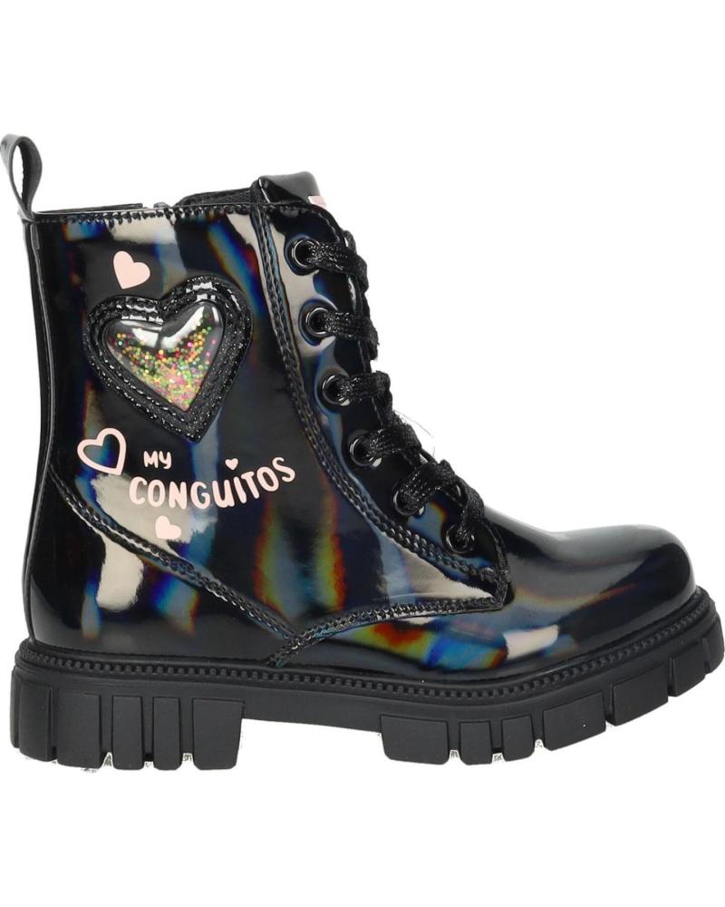 girl Mid boots CONGUITOS COSH244005  NEGRO
