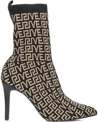 Botins EXE  de Mulher BOTIN PARA MUJER DE SHOES GARDA521 KNIT  BLACKBEIGE