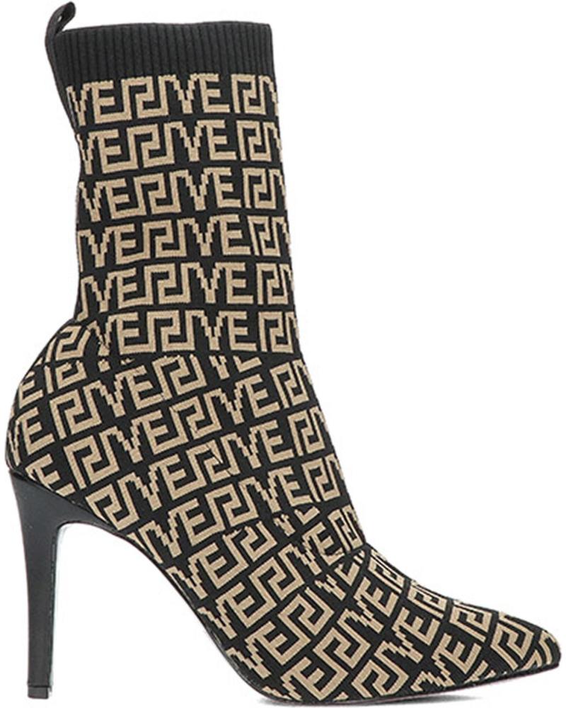 Botins EXE  de Mulher BOTIN PARA MUJER DE SHOES GARDA521 KNIT  BLACKBEIGE
