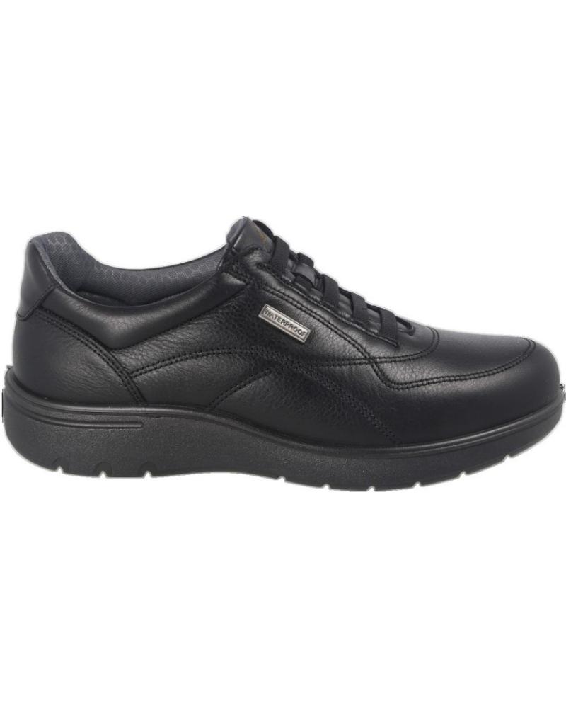 LUISETTI SCHWARZE NAPPA-LEDERSCHUHE MIT ELASTISCHEN SCHNÜRSENKELN MODELL 31018NA VARIOS COLORES