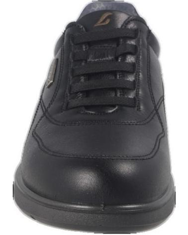 LUISETTI SCHWARZE NAPPA-LEDERSCHUHE MIT ELASTISCHEN SCHNÜRSENKELN MODELL 31018NA VARIOS COLORES