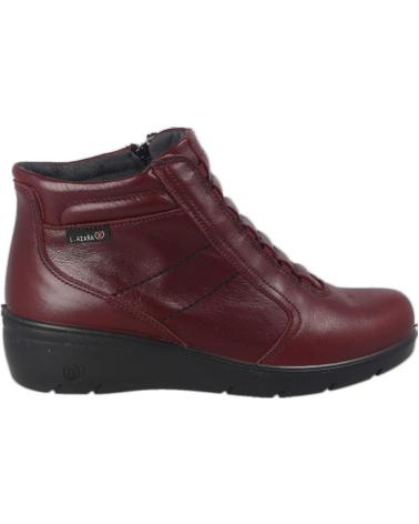 Botines LAURA AZAÑA  de Mujer BOTINES PLANOS LAURA AZANA 26809 MUJER  ROJO