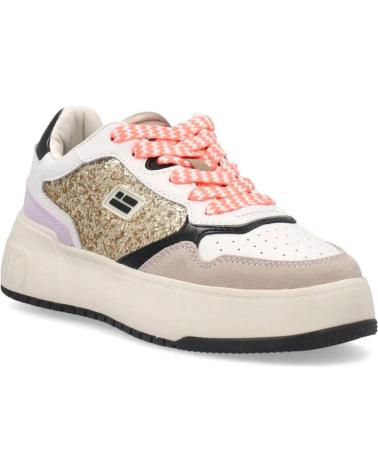 Zapatillas deporte D. FRANKLIN  de Mujer DEPORTIVO SNEAKER CORDONES MULTICOLOR DR FRANKLIN  GOLD-MULTI