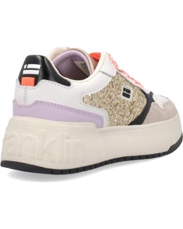 Zapatillas deporte D. FRANKLIN  de Mujer DEPORTIVO SNEAKER CORDONES MULTICOLOR DR FRANKLIN  GOLD-MULTI