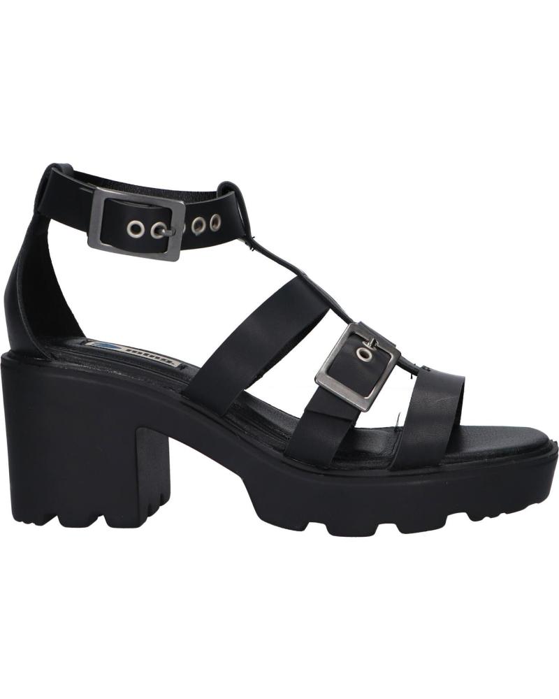 Sandalias de Mujer MTNG 50642 C49118 - THICK VAQUETA NEGRO