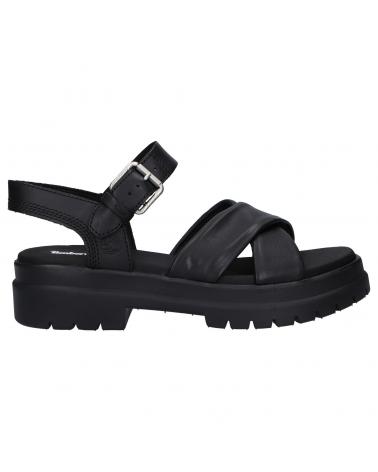 Sandalen TIMBERLAND  für Damen A2QVJ LONDON VIBE X STRAP  BLACK FULL-GRAIN
