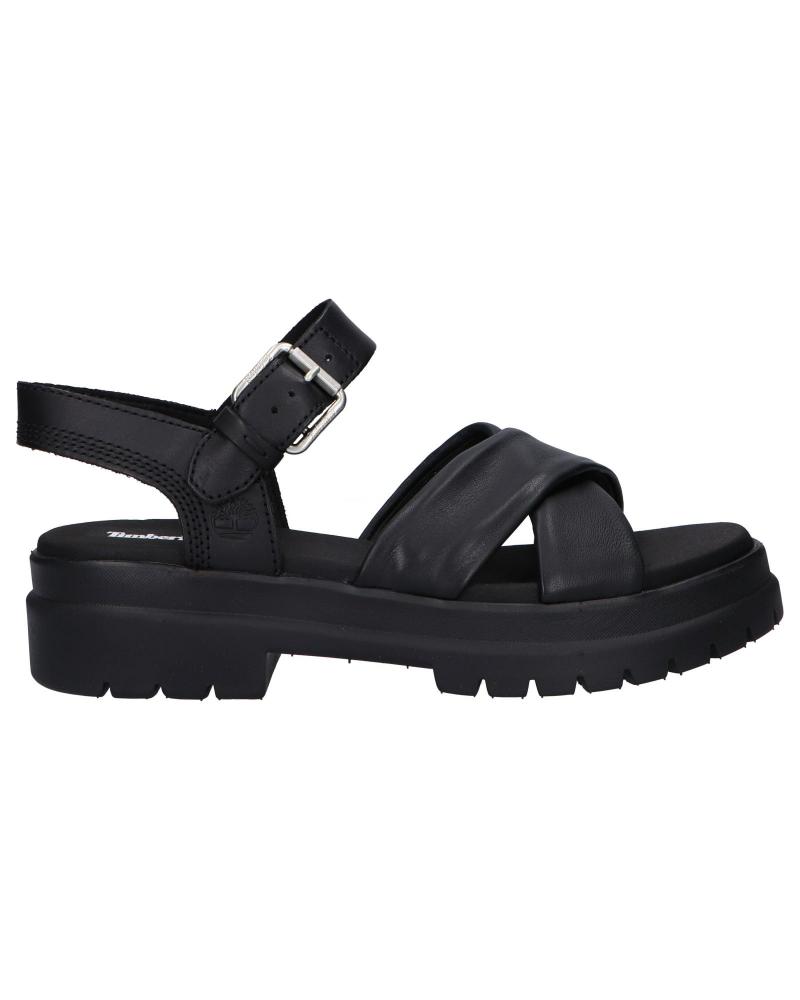 Sandalen TIMBERLAND für Damen A2QVJ LONDON VIBE X STRAP BLACK FULL-GRAIN Sandalen TIMBERLAND für Damen A2QVJ LONDON VIBE X STRAP BLACK FULL-GRAIN