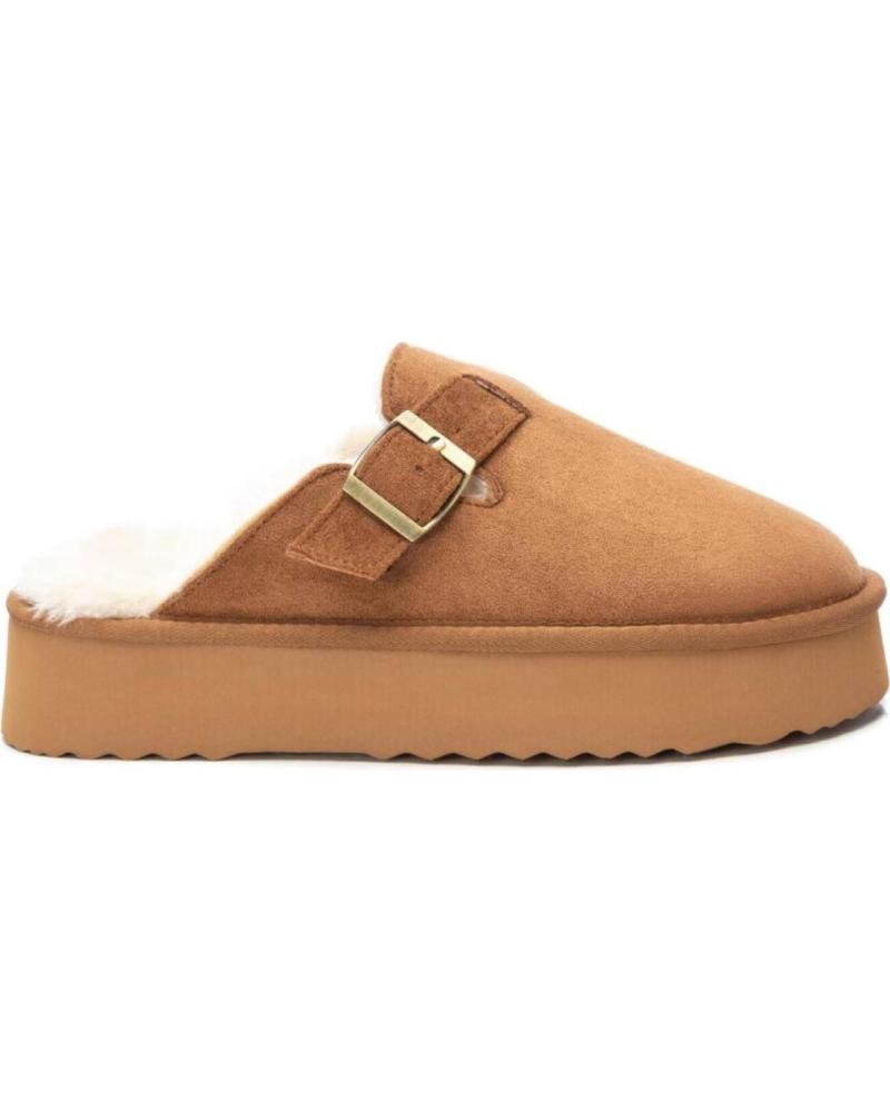Zuecos XTI  de Mujer ZAPATO DE MUJER PLANO ESTILO AUSTRALIANA  CAMEL