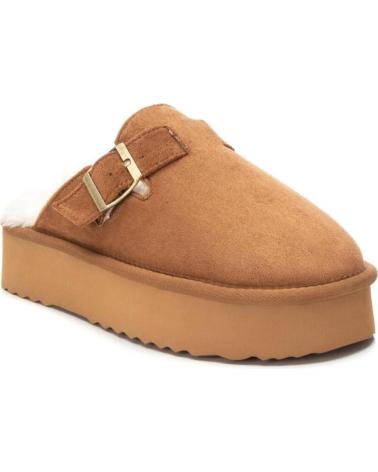 Zuecos XTI  de Mujer ZAPATO DE MUJER PLANO ESTILO AUSTRALIANA  CAMEL