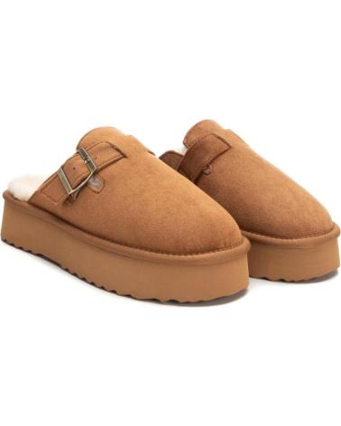 Zuecos XTI  de Mujer ZAPATO DE MUJER PLANO ESTILO AUSTRALIANA  CAMEL