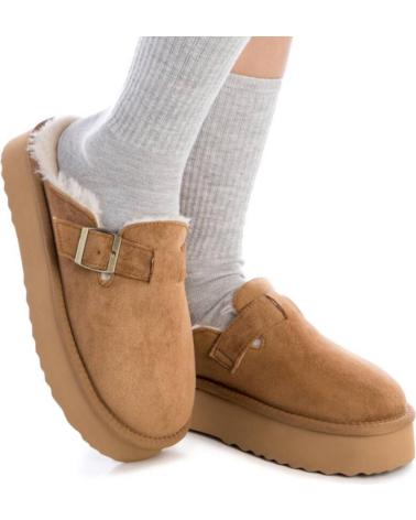 Zuecos XTI  de Mujer ZAPATO DE MUJER PLANO ESTILO AUSTRALIANA  CAMEL