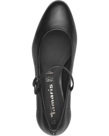Woman shoes TAMARIS BAILARINA TACON MEDIO  BLACK