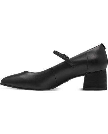 Woman shoes TAMARIS BAILARINA TACON MEDIO  BLACK