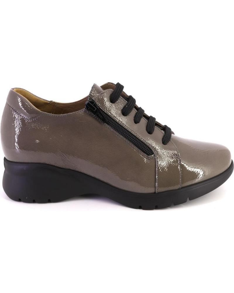 Woman shoes PIESANTO 245855 ZAPATOS CON CORDONES DE MUJER  TAUPE