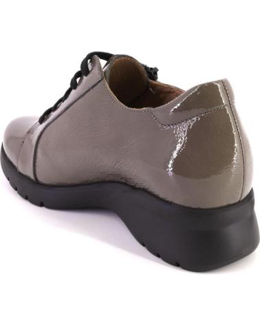 Woman shoes PIESANTO 245855 ZAPATOS CON CORDONES DE MUJER  TAUPE