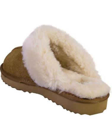 Pantufas KELARA  de Mulher K41218 ZAPATILLAS DE CASA DE MUJER ANTE SERRAJE  CUERO