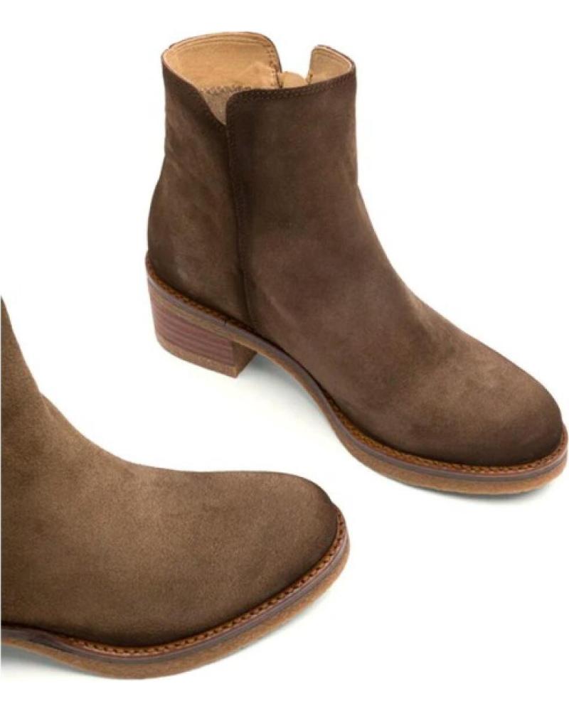 Boots De Mujer PORRONET BOTAS DE TACON 4635 MUJER CUERO MARRóN