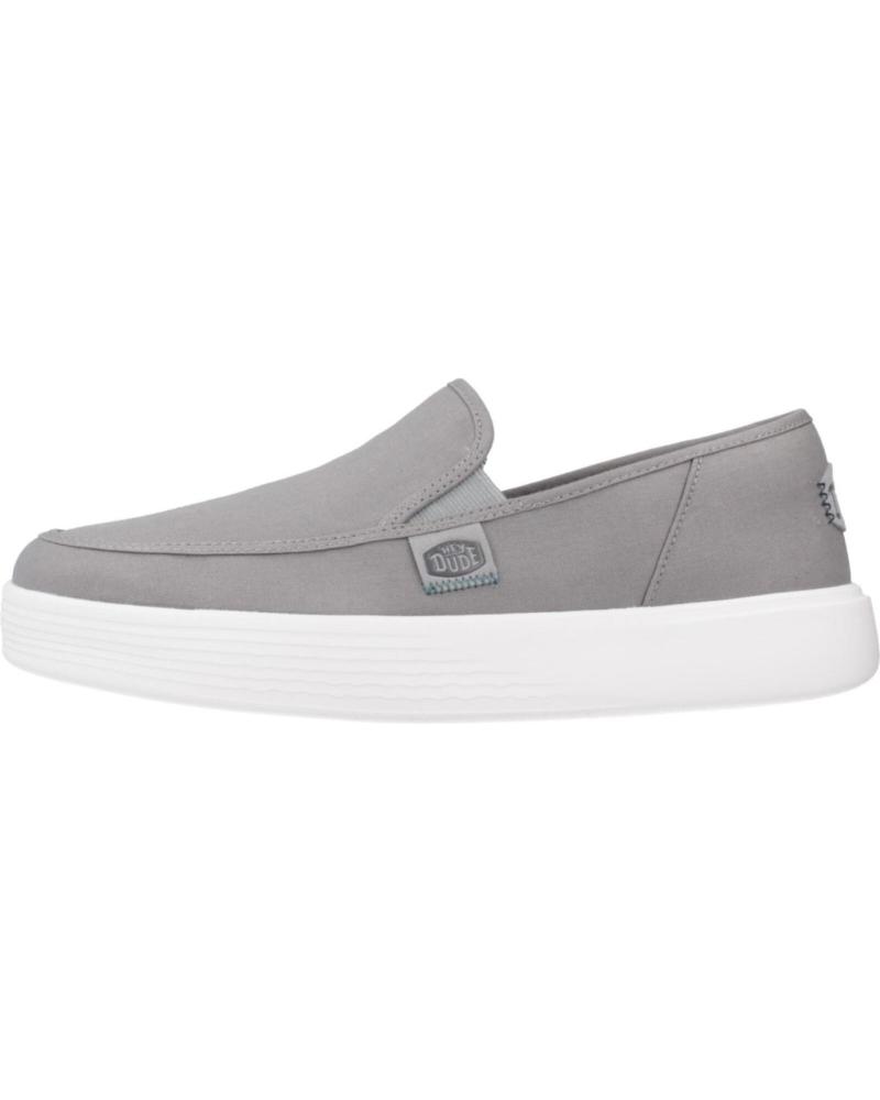 Man shoes HEY DUDE ZAPATILLAS HOMBRE MODELO SUNAPEE M CANVAS COLOR GRIS  ATMFWHT
