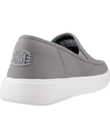 Man shoes HEY DUDE ZAPATILLAS HOMBRE MODELO SUNAPEE M CANVAS COLOR GRIS  ATMFWHT