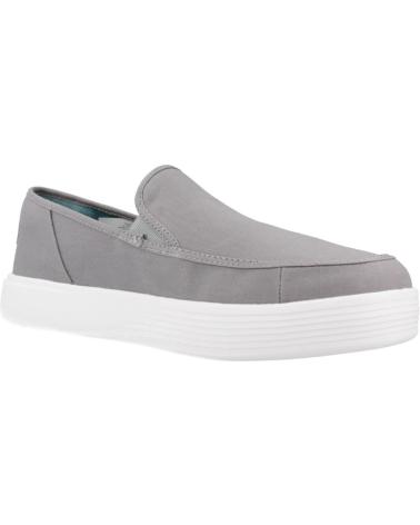 Man shoes HEY DUDE ZAPATILLAS HOMBRE MODELO SUNAPEE M CANVAS COLOR GRIS  ATMFWHT