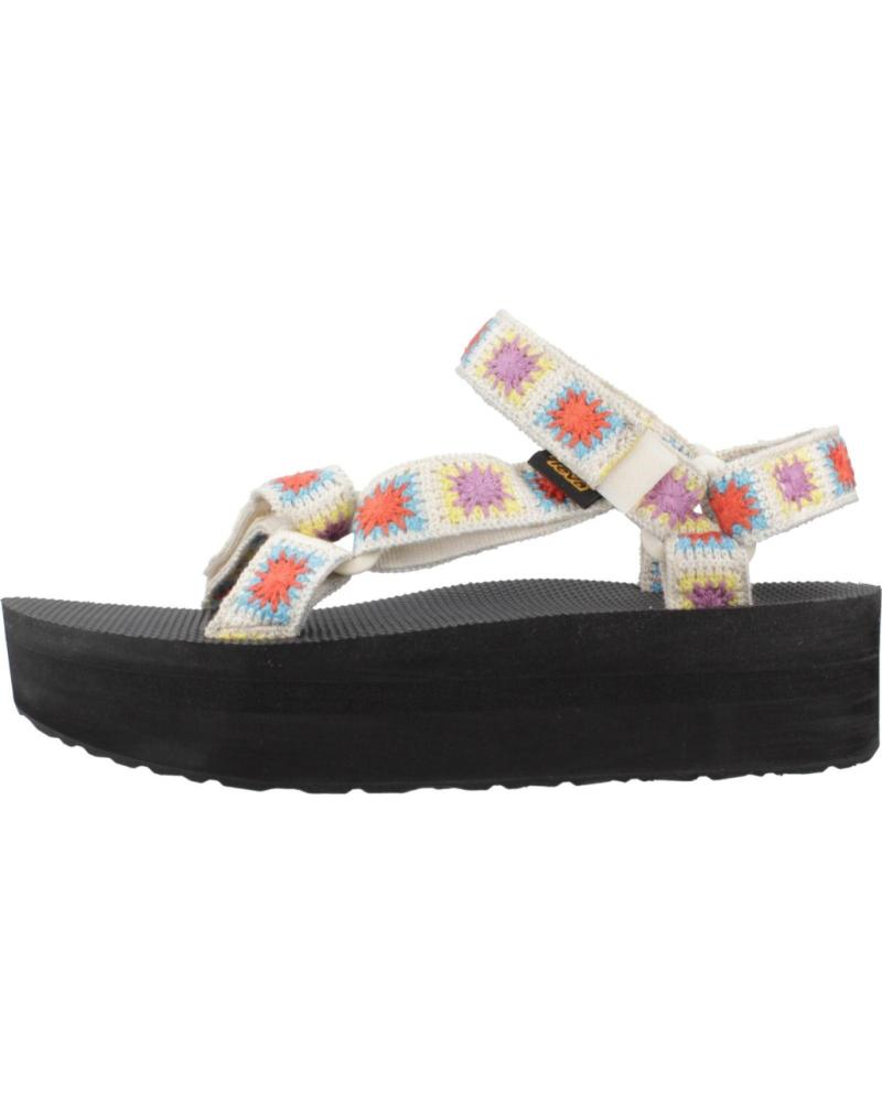 Sandalias TEVA  de Mujer SANDALIAS MUJER MODELO W FLATFORM UNIVERSAL CROCHE COLOR BEI  EXP