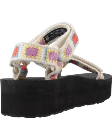 Sandalias TEVA  de Mujer SANDALIAS MUJER MODELO W FLATFORM UNIVERSAL CROCHE COLOR BEI  EXP
