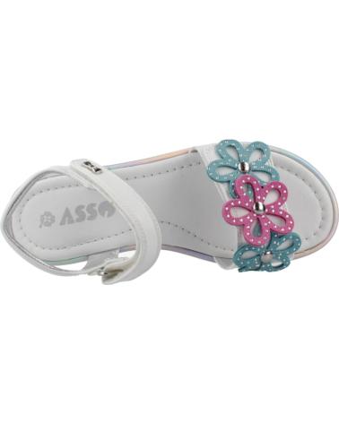 girl Sandals OTRAS MARCAS SANDALIAS NINA ASSO MODELO AG16203 COLOR BLANCO  WHITE