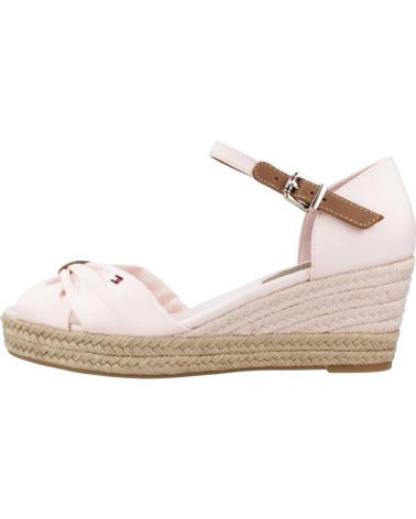 Woman Sandals TOMMY HILFIGER SANDALIAS MUJER MODELO BASIC OPEN TOE MID WEDGE COLOR ROSA T  TJQ