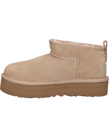 Woman and girl Mid boots UGG 1157791K CLASSIC ULTRA MINI PLATFORM  SAND