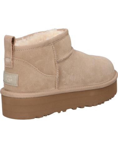 Woman and girl Mid boots UGG 1157791K CLASSIC ULTRA MINI PLATFORM  SAND