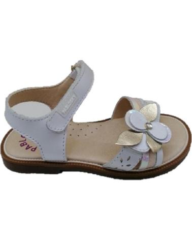 Sandali per Bambina PABLOSKY SANDALIA NAPAMAX NACAR 496908 BLANCO